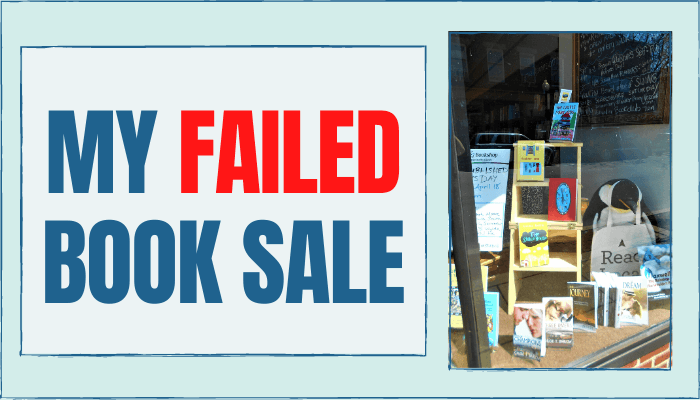 failed book sale banner