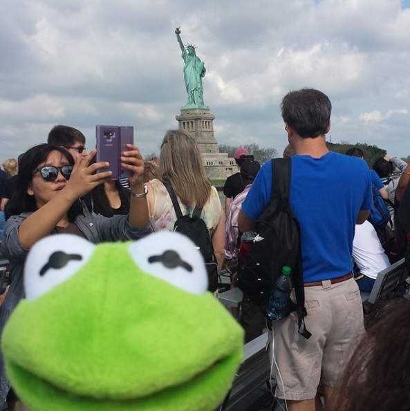 Kermit Statue of Liberty