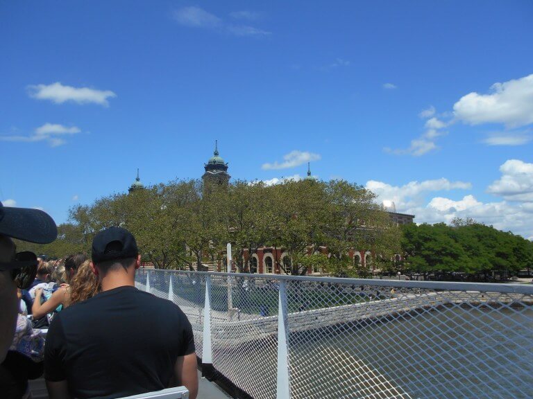 Ellis Island from the ferry.