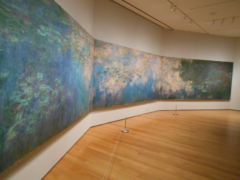 Monet painting at MOMA.
