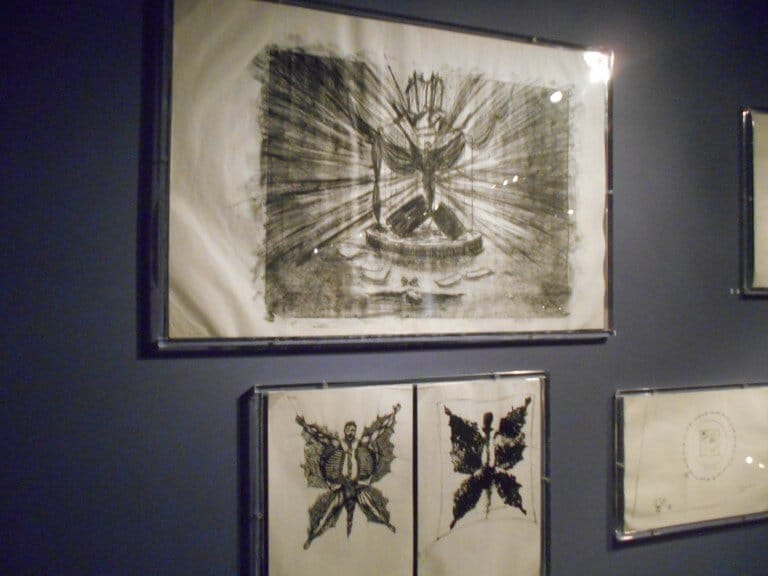 Silence of the Lambs concept art at the Museum of the Moving Image. 
