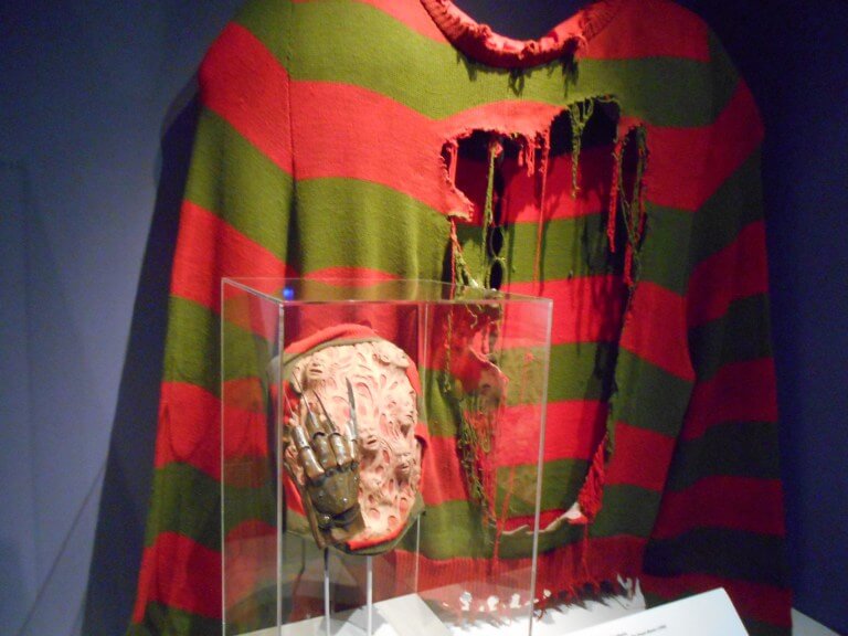 Props from the franchise, A Nightmare on Elm Street. 