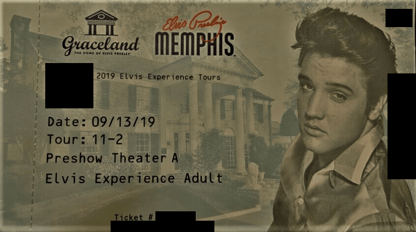 Graceland Tour Ticket
