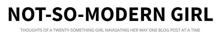 not so modern girl logo