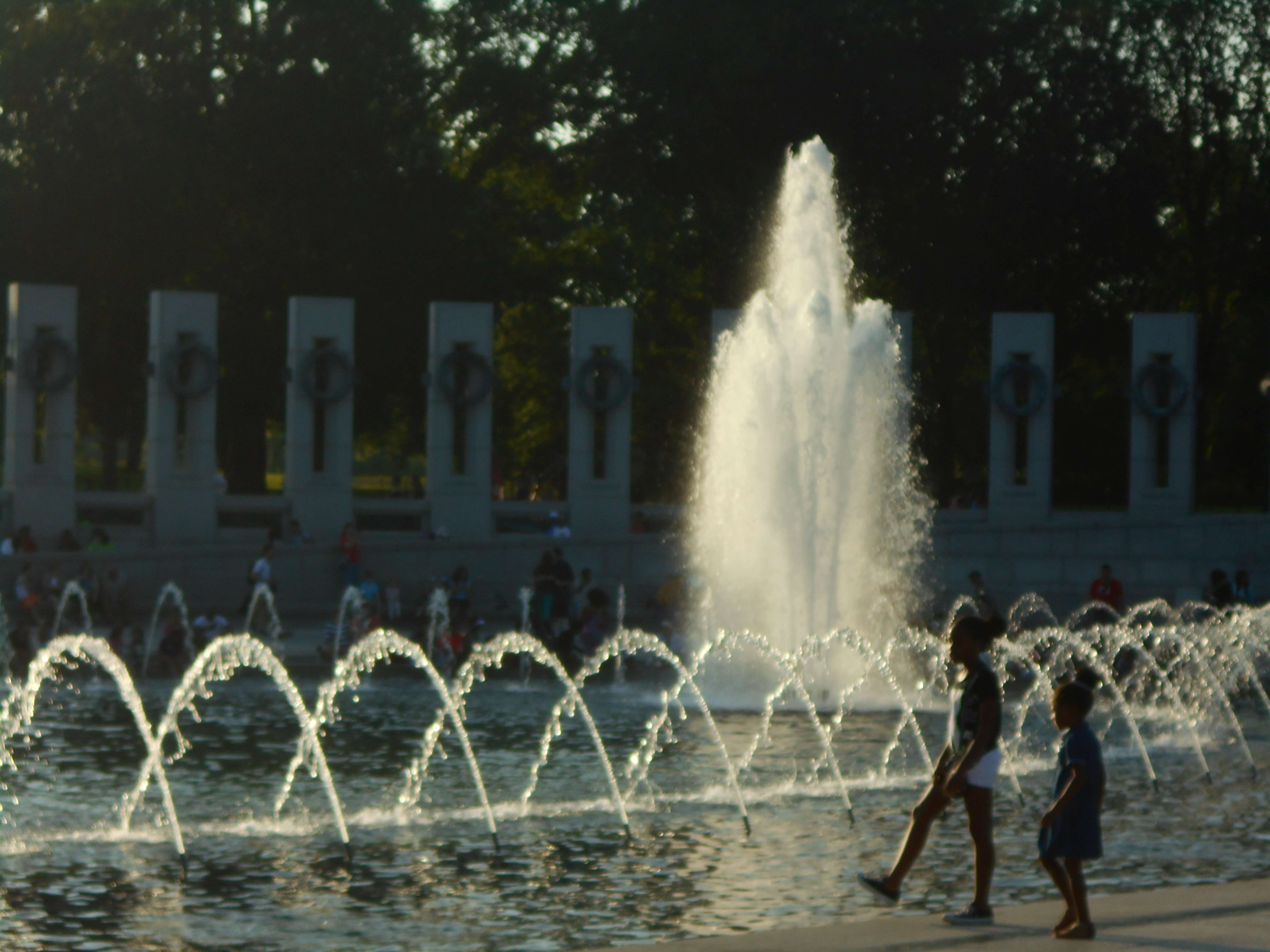 WWII Memorial Fountains