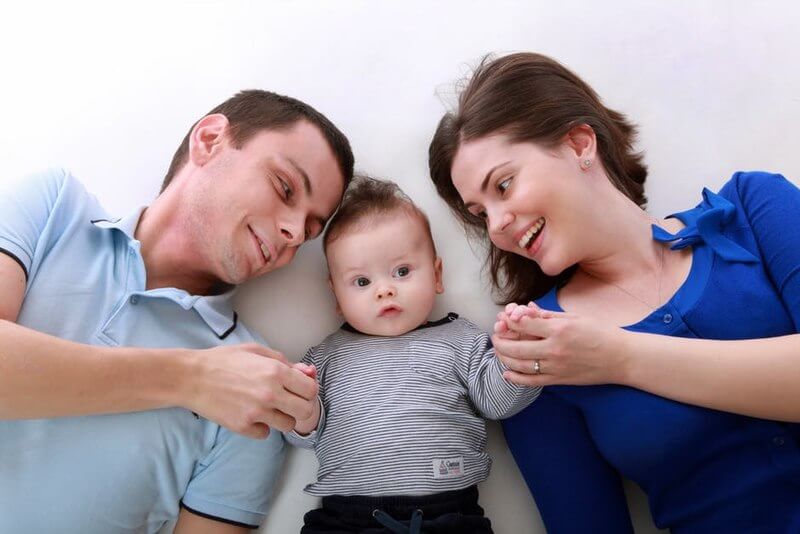 parents and baby