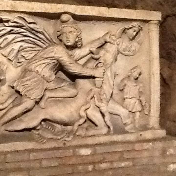 Mithras sculpture