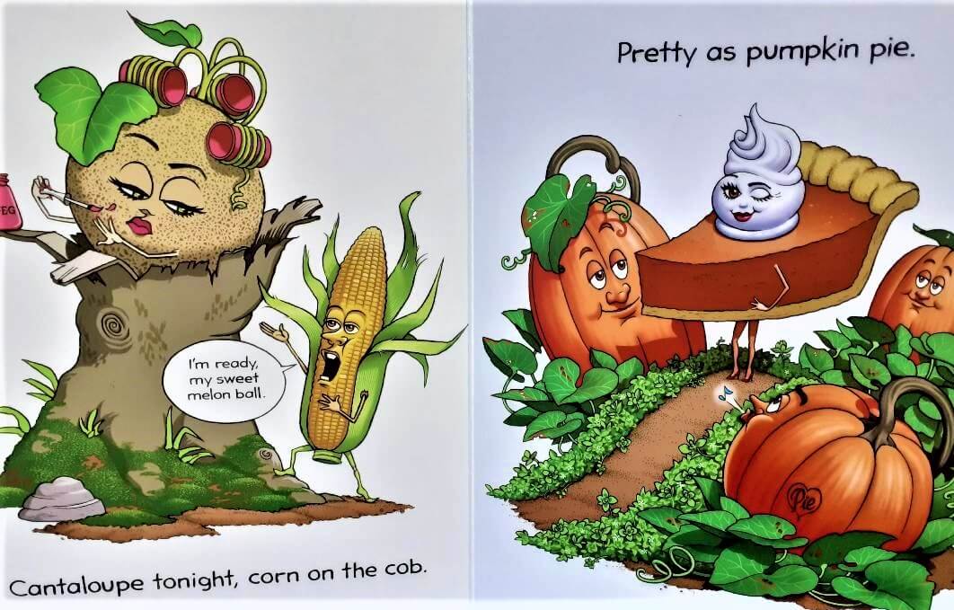 Vegetable Chatter sample pages