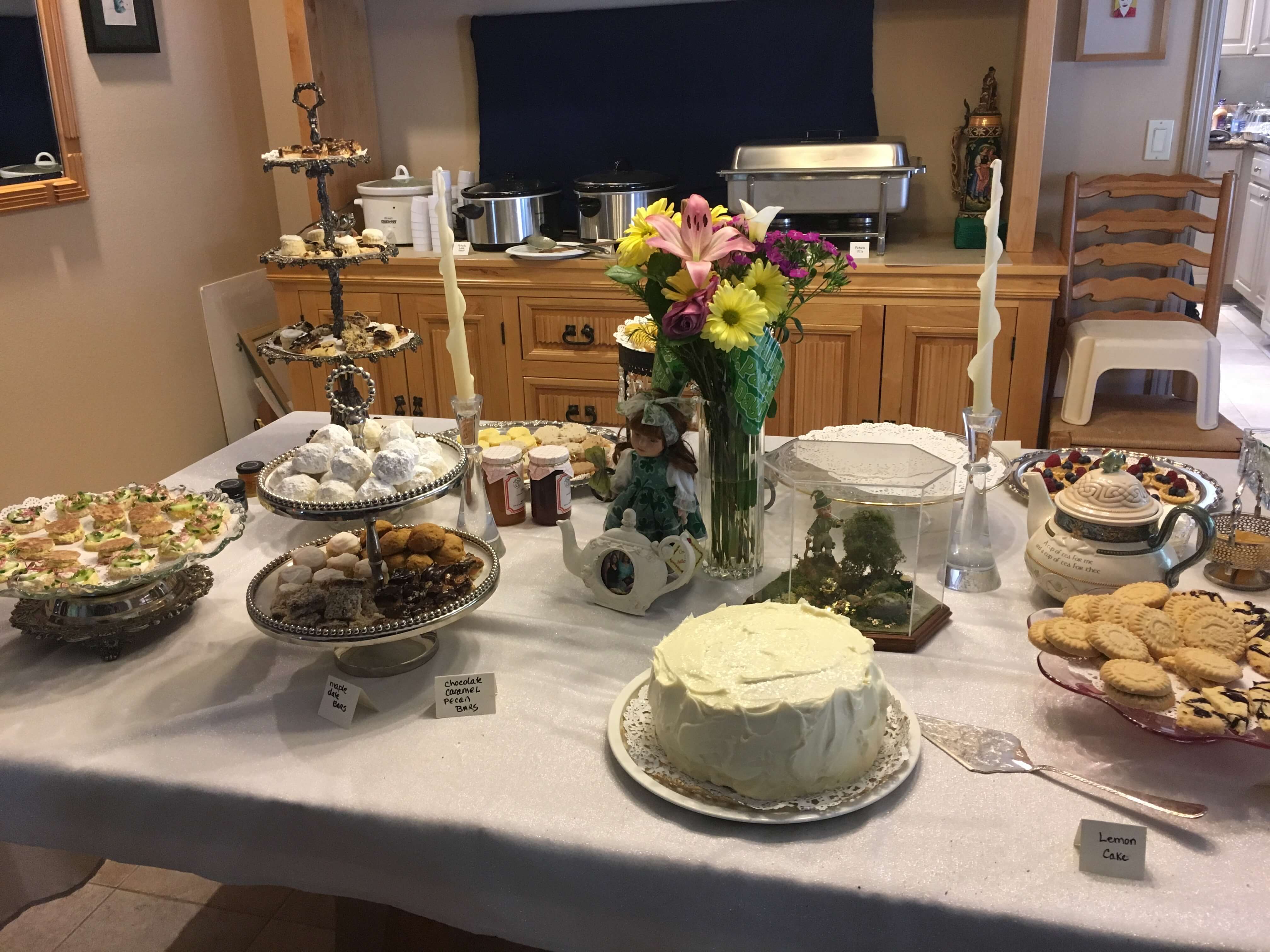 tea party desserts