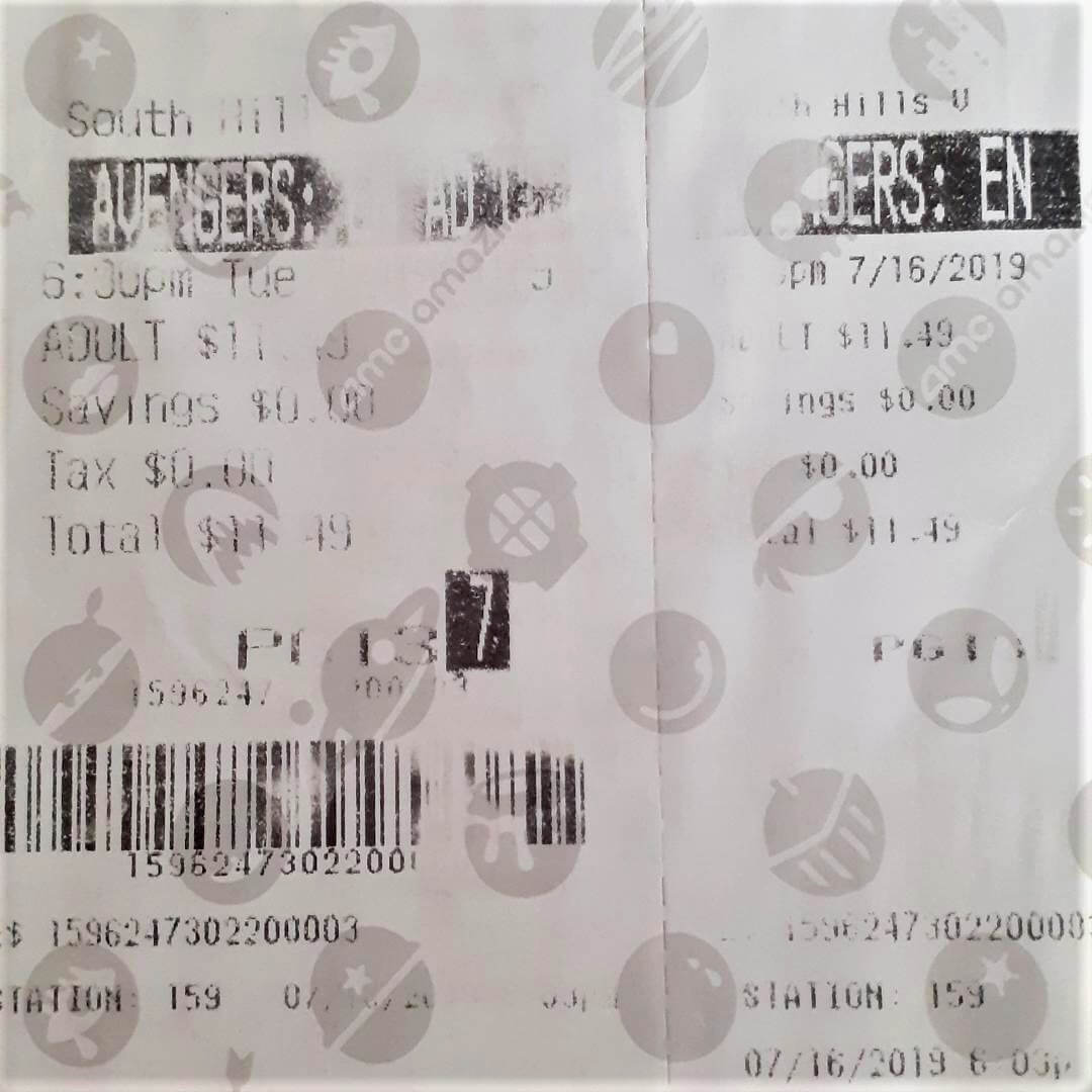 Avengers stub