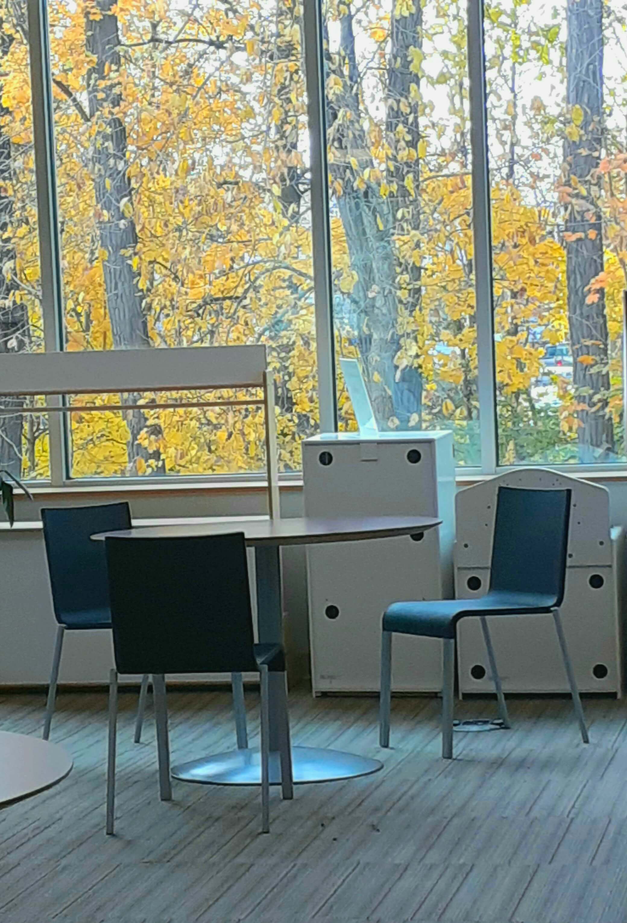 library table chairs