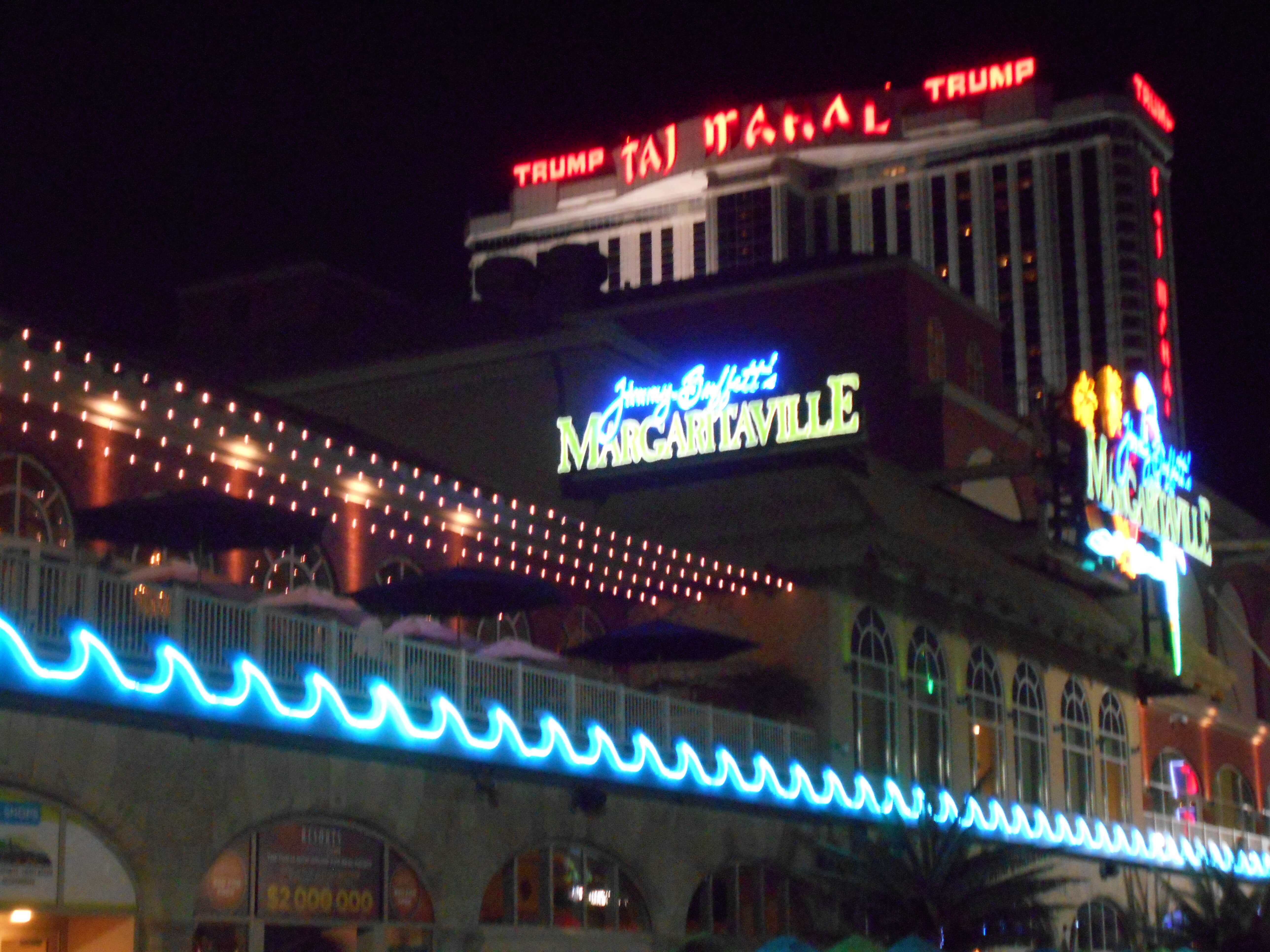Atlantic City at night