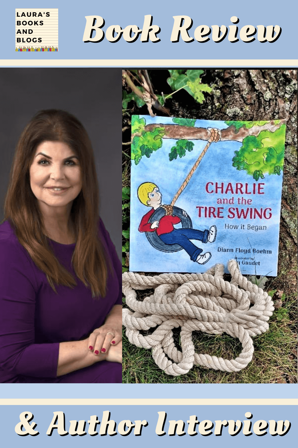 Charlie and the Tire Swing pin
