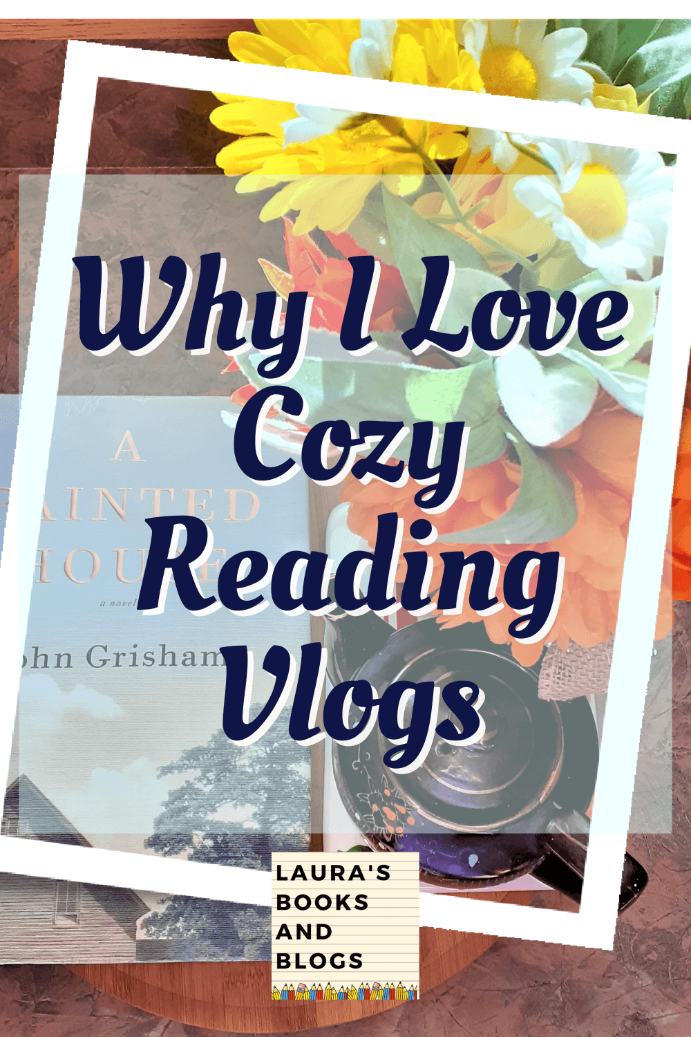 Cozy Reading Vlogs pin