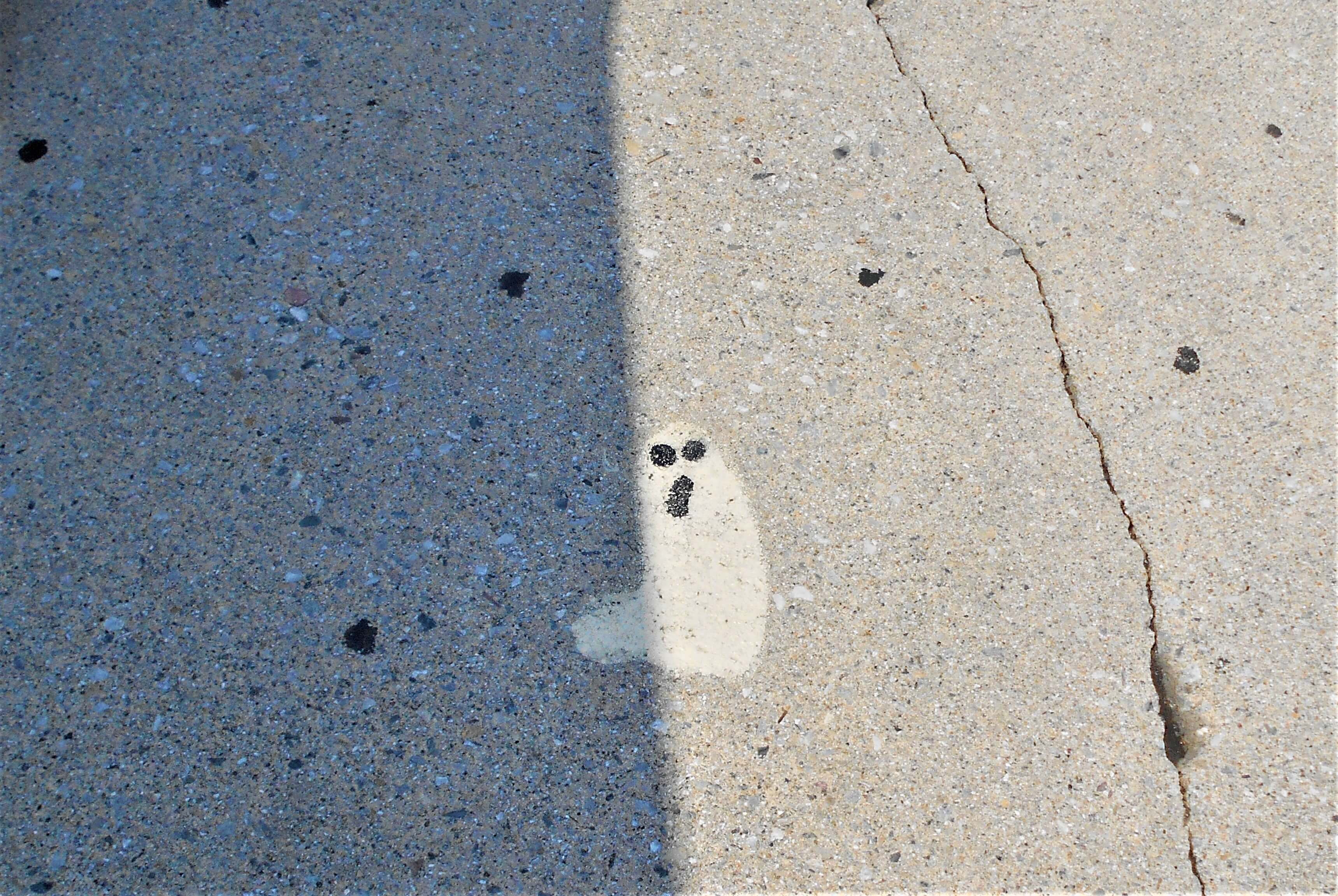 Gettysburg sidewalk ghost