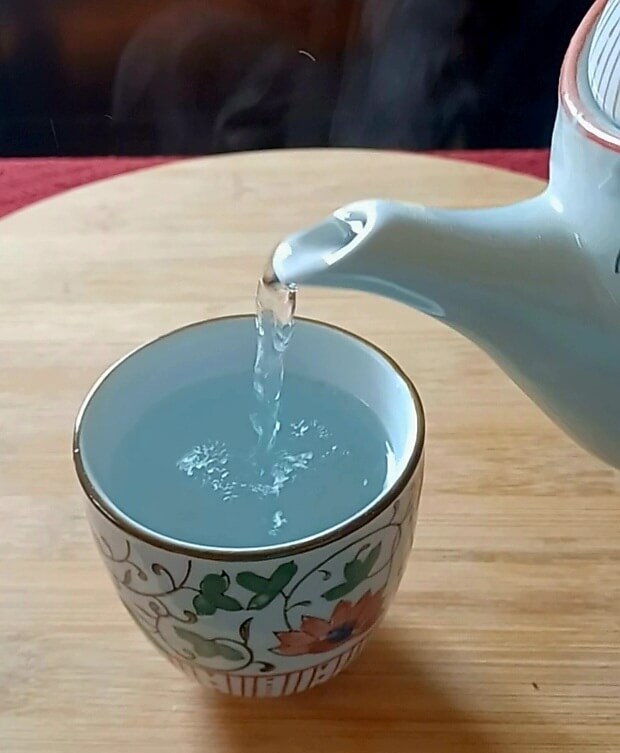 pouring water