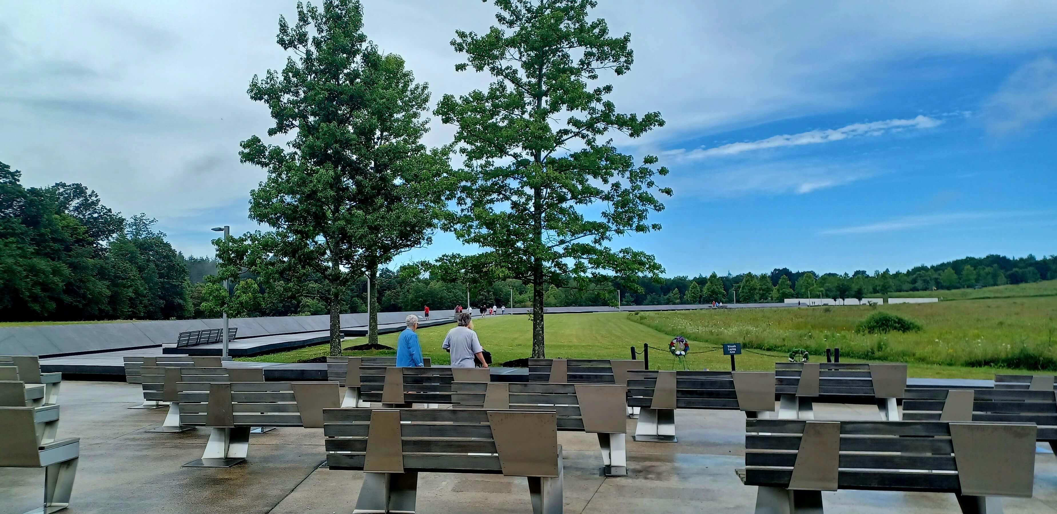 Memorial Plaza benches