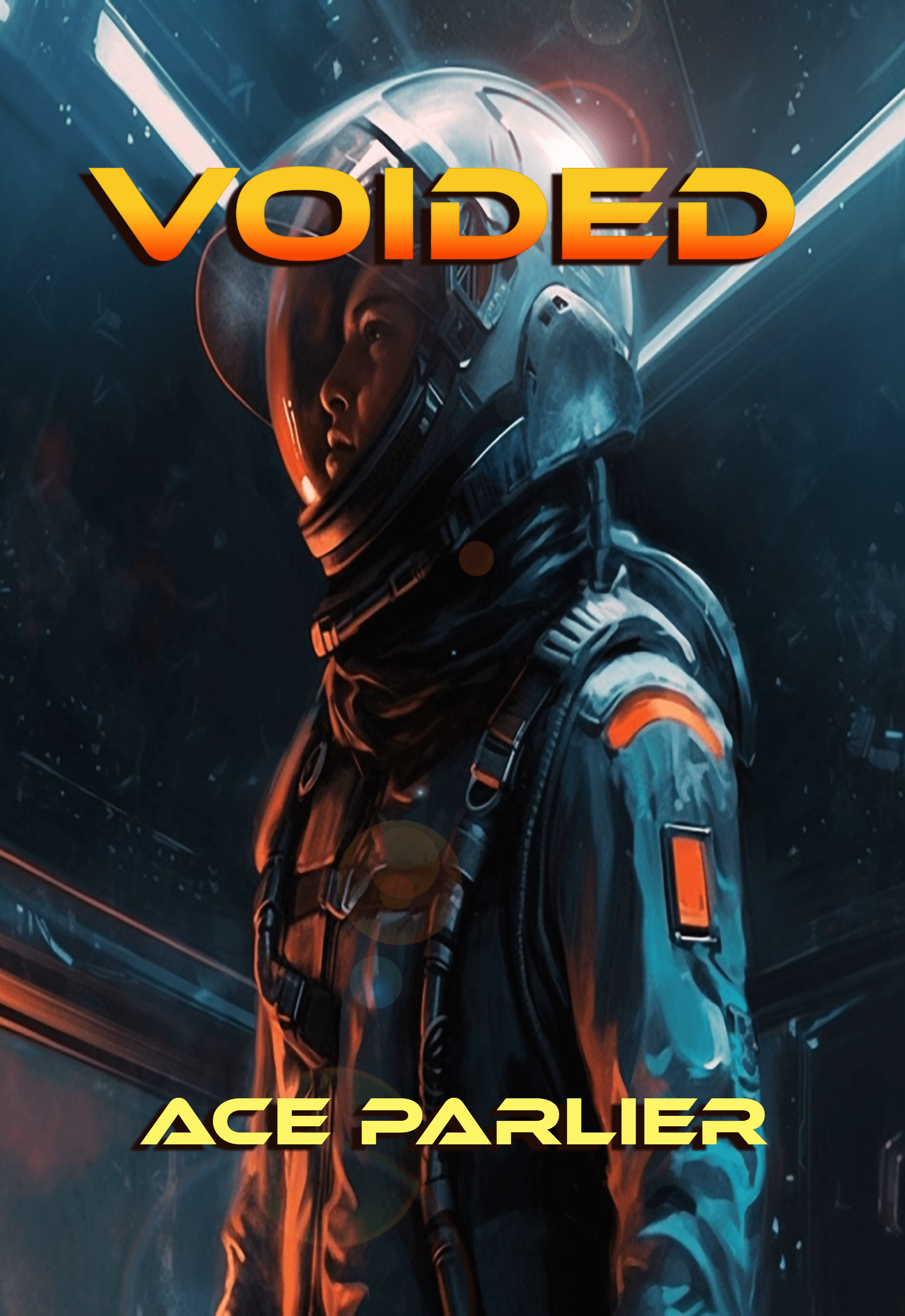 Voided book cover