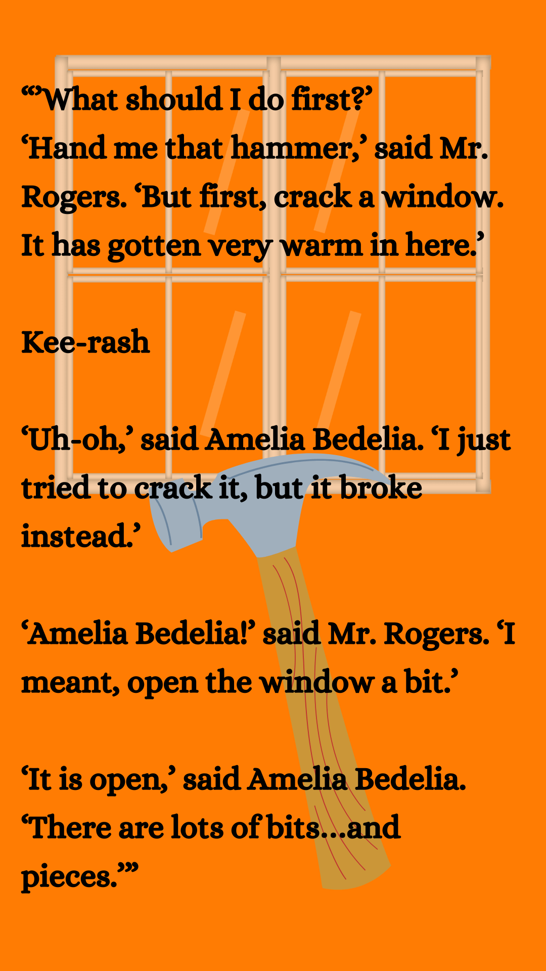 Amelia Bedelia quote