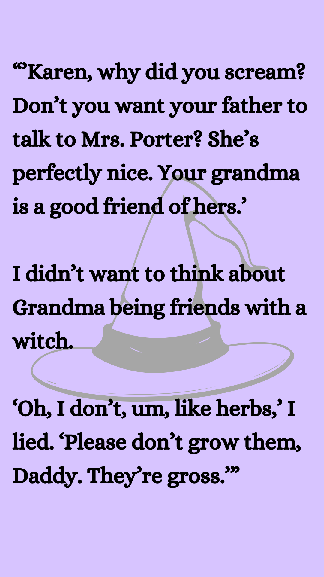 Karen's Witch quote