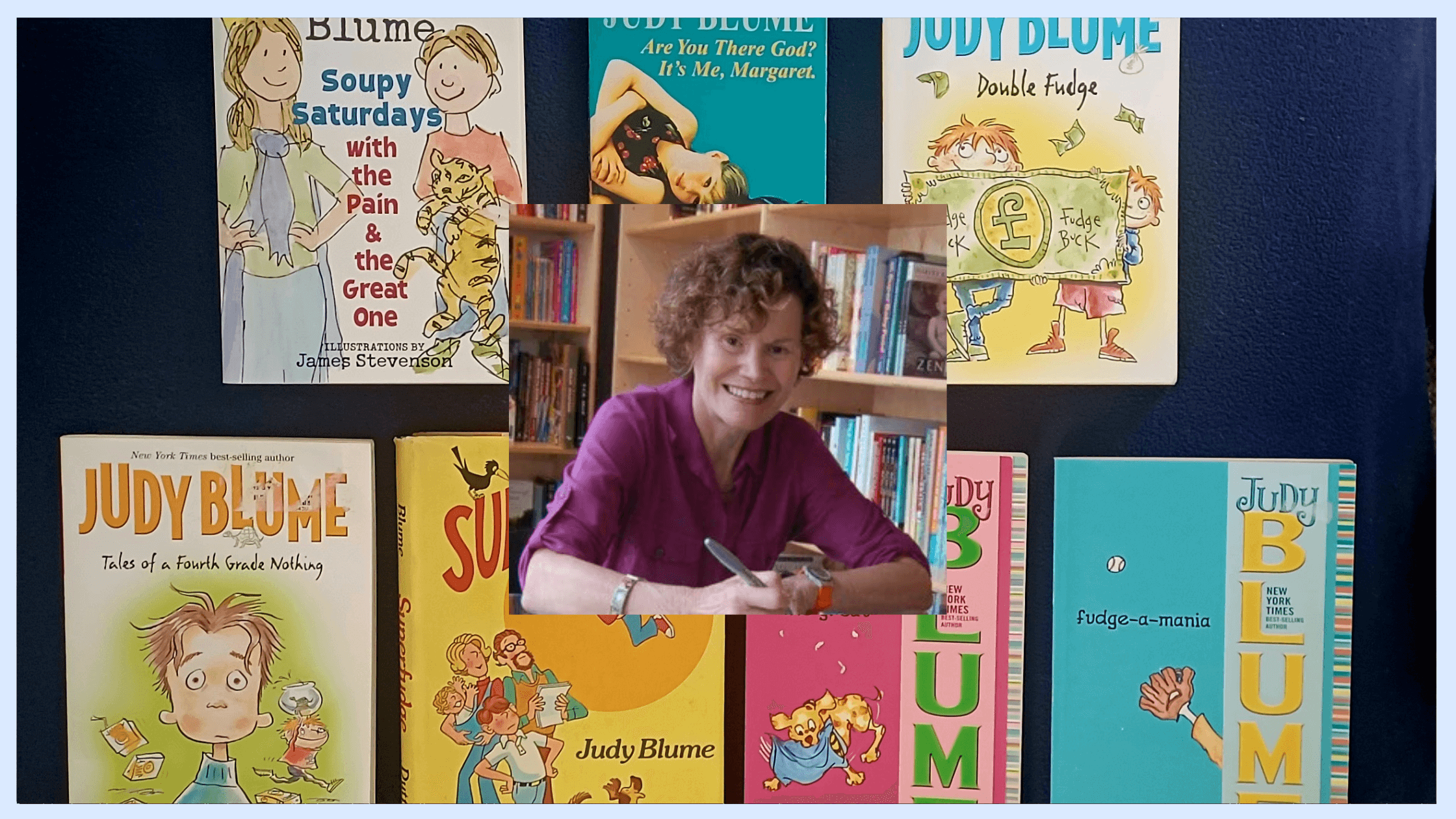 Judy Blume banner