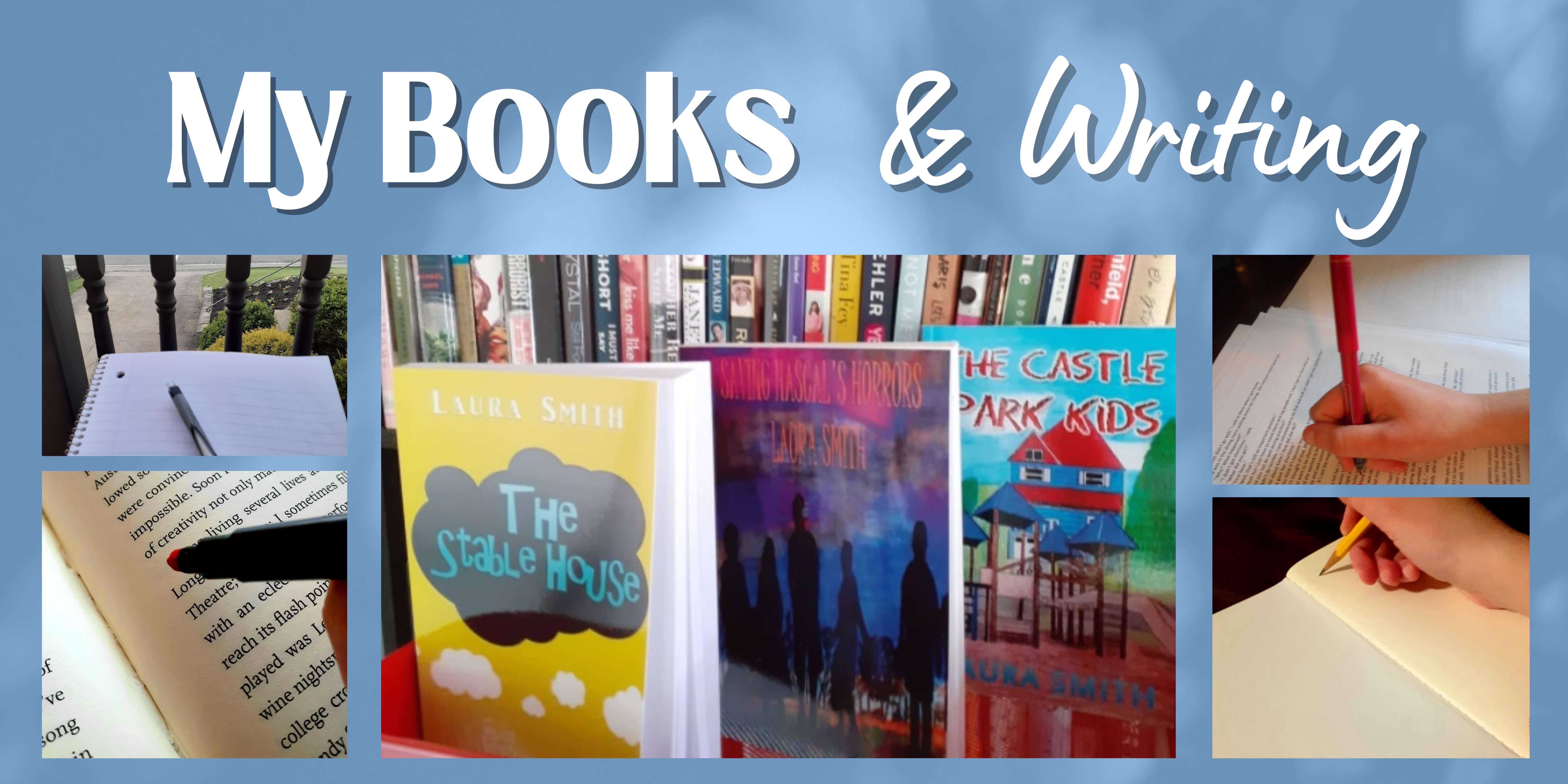 My Books and Writing Banner