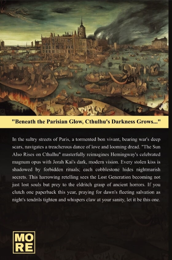 The Sun Also Rises on Cthululu back cover