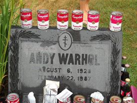 Andy Warhol grave