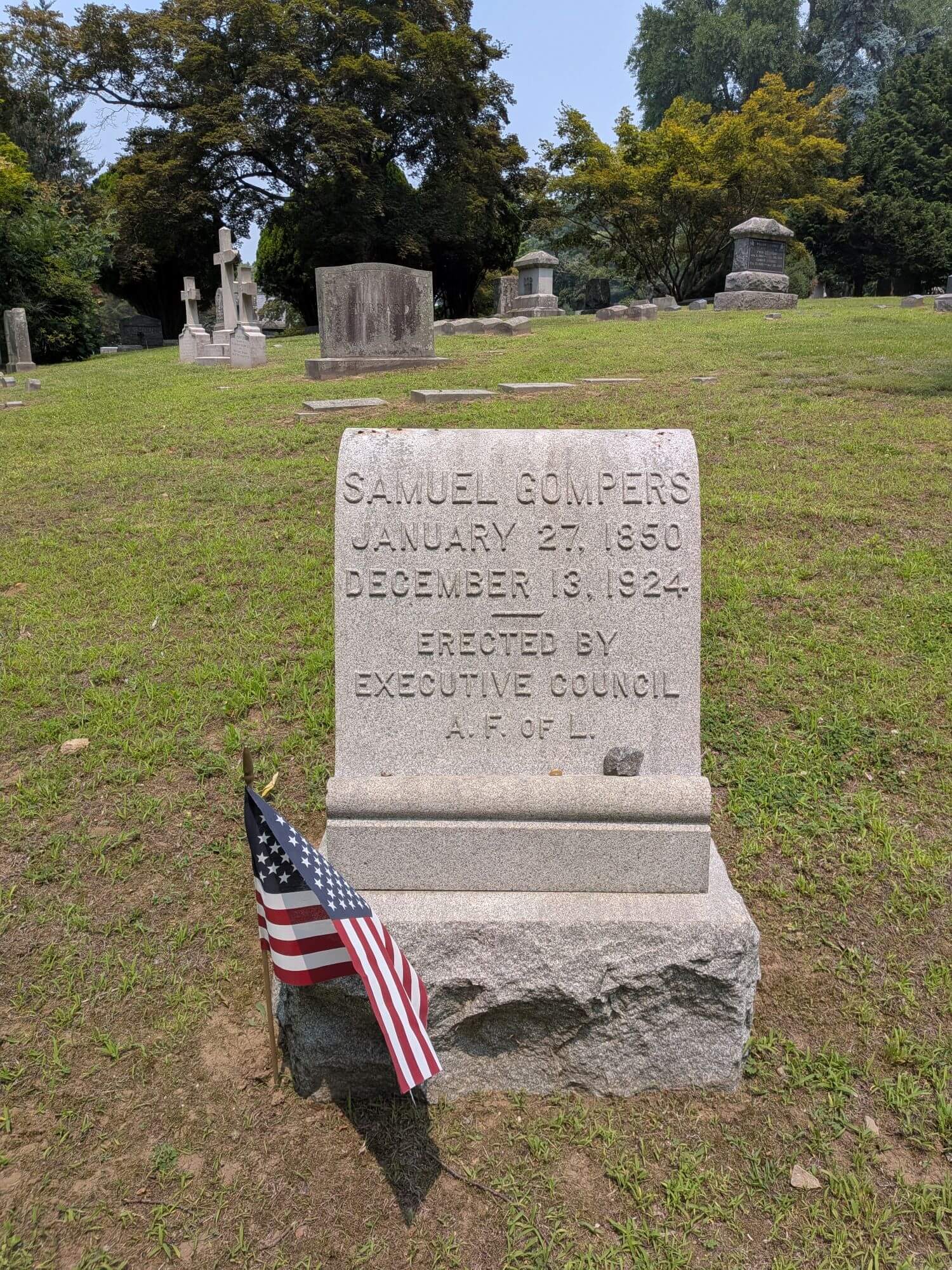Samuel Gompers grave